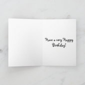 Carte d'anniversaire Peony (Intérieur)