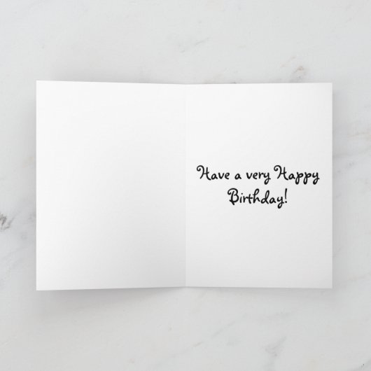 Carte d'anniversaire Peony (Intérieur)