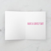 Carte d'Anniversaire Personalisée Mignonne Dancing (Intérieur)