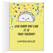 Carte d'anniversaire personnalisable (Intérieur (Droit))