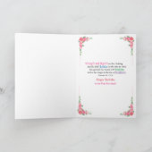 Carte d'anniversaire personnalisable pour la femme (Intérieur)