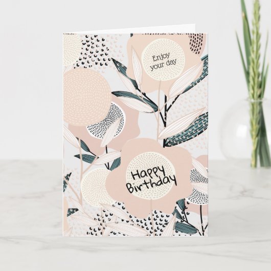 Carte d'anniversaire personnalisée (Devant)