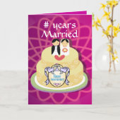 Carte d'anniversaire personnalisée (Fleur jaune)