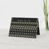 Carte d'anniversaire personnalisée (Dos)