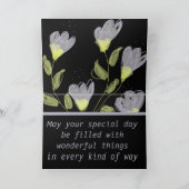 Carte d'anniversaire personnalisée (Intérieur)