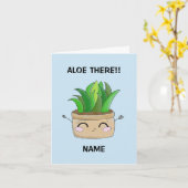 Carte d'Anniversaire personnalisée (Fleur jaune)