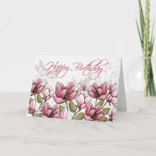 Carte d'anniversaire personnalisée au murmure de m