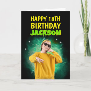 Carte d'anniversaire personnalisée avec photo en s