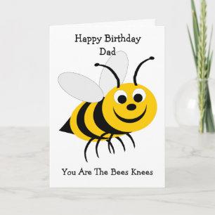 Carte d'anniversaire personnalisée Bee Design