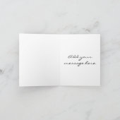 Carte d'anniversaire personnalisée - Chaton couché (Intérieur)