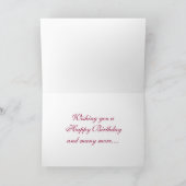 Carte d'anniversaire personnalisée Cherry Blossom (Intérieur)