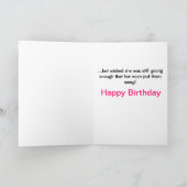 Carte d'anniversaire personnalisée d'adolescente - (Intérieur)