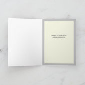 Carte d'anniversaire personnalisée de la scène de  (Intérieur)