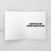 Carte d'anniversaire personnalisée de la souris (Intérieur)