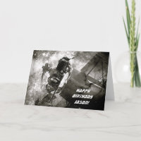 Carte d'anniversaire personnalisée de l'avion de g