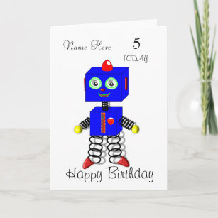 Cartes De Vœux Robot Zazzle Be