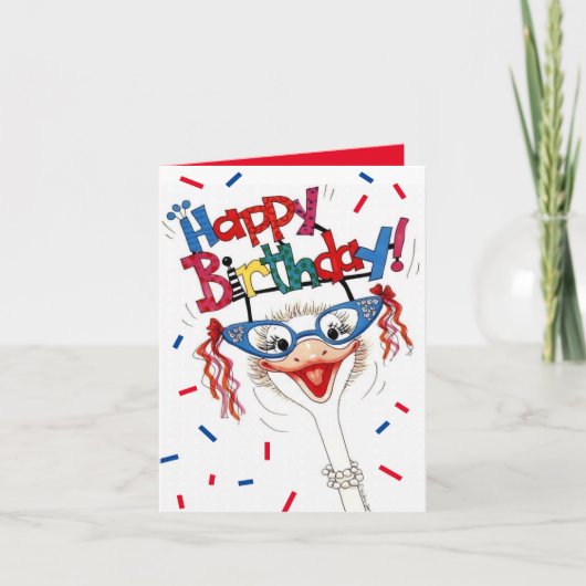 Carte d'anniversaire personnalisée - Elle est une (Devant)