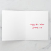 Carte d'anniversaire personnalisée Fun Crazy Donke (Intérieur)