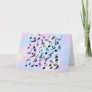 Carte d'anniversaire personnalisée   Iridescente M