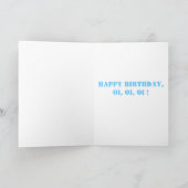 Carte d'anniversaire personnalisée Kangaroo (Intérieur)