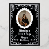 carte d'anniversaire personnalisée les sorcières n
