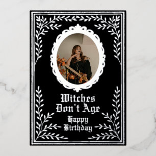 carte d'anniversaire personnalisée les sorcières n