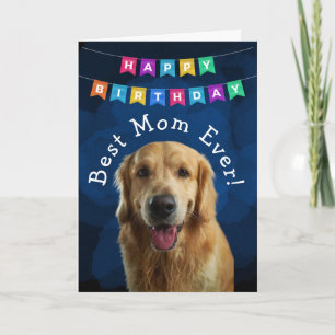 Carte d'anniversaire personnalisée Meilleure maman