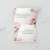 Carte d'anniversaire personnalisée - Nom personnal (Intérieur)