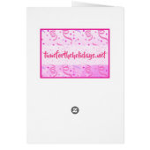 Carte d'anniversaire personnalisée Page de coloria (Dos)