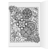 Carte d'anniversaire personnalisée Page de coloria (Intérieur (Gauche))