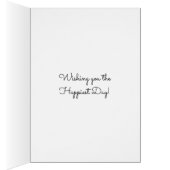 Carte d'anniversaire personnalisée Page de coloria (Intérieur (Droit))