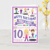 Carte d'anniversaire personnalisée par saut de (Fleur jaune)