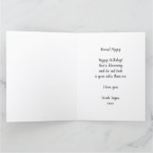Carte d'anniversaire personnalisée Poppy 60 (Intérieur)