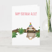 Carte d'anniversaire personnalisée pour bébé pares (Devant)