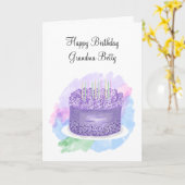 Carte d'anniversaire personnalisée pour elle (Fleur jaune)