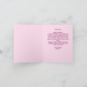 Carte d'anniversaire personnalisée pour Empreinte  (Intérieur)