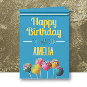 Carte d'anniversaire personnalisée pour enfant