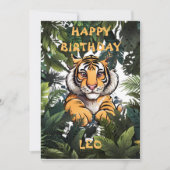 Carte d'anniversaire personnalisée pour enfants (Devant)