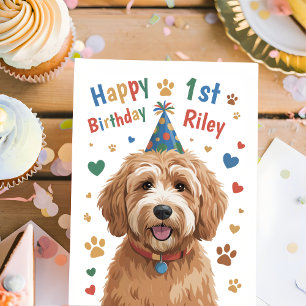 Carte d'anniversaire personnalisée pour enfants av