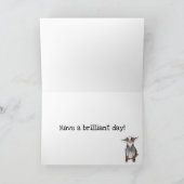 Carte d'anniversaire personnalisée pour les animau (Intérieur)