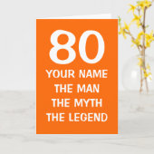 Carte d'anniversaire personnalisée pour les hommes (Fleur jaune)