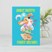 Carte d'anniversaire personnalisée pour les jeunes (Debout devant)