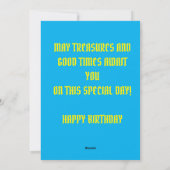 Carte d'anniversaire personnalisée pour les jeunes (Dos)