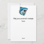 Carte d'anniversaire personnalisée pour les vagues (Dos)