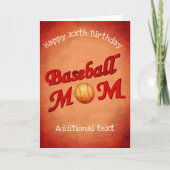 Carte d'anniversaire personnalisée pour maman de b (Devant)