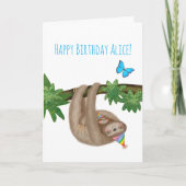 Carte d'anniversaire personnalisée pour maman mign (Devant)