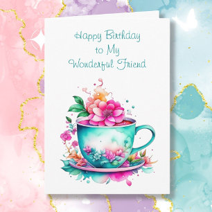 Carte d'anniversaire personnalisée pour un bon ami