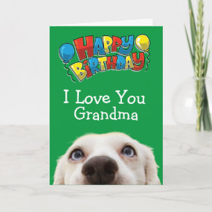 Carte d'anniversaire personnalisée pour votre gran