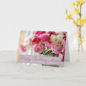 Carte d'anniversaire personnalisée - Shabby Chic B (Fleur jaune)