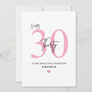 Carte d'anniversaire personnalisée simple pour fil